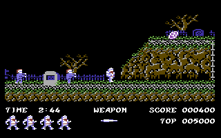 Ghosts 'N Goblins screenshot 5 for Commodore 64